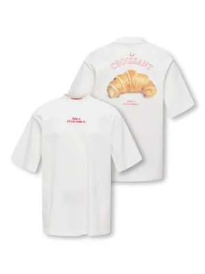 KIDS shirt - BABETTE - croissant