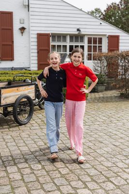 KIDS polo shirt - NATASCHA - rood