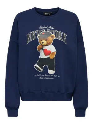KIDS sweater -  LINDA - donkerblauw