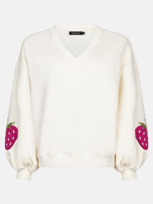 Sweater - STRAWBERRY - ecru Sweater - STRAWBERRY - ecru