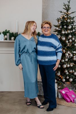 Rok - ATEL - blauw grijs