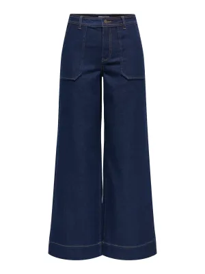 Wijde jeans - VANNI - dark blue denim
