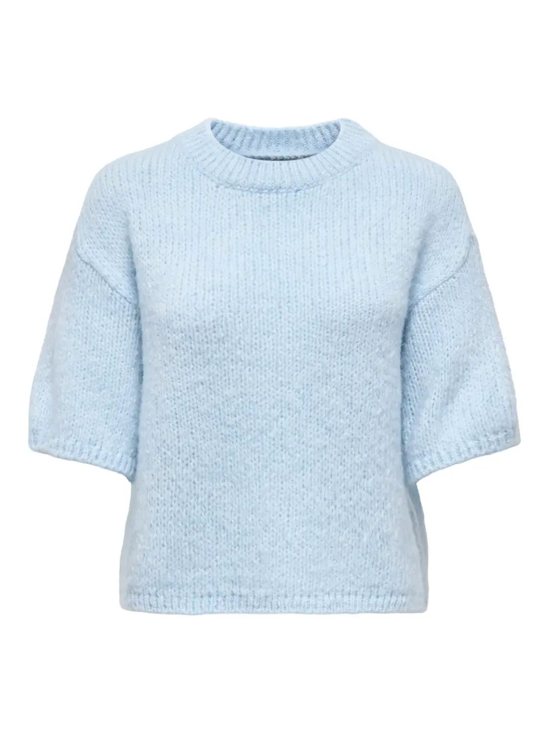Pullover met korte mouw - LINEA - lichtblauw