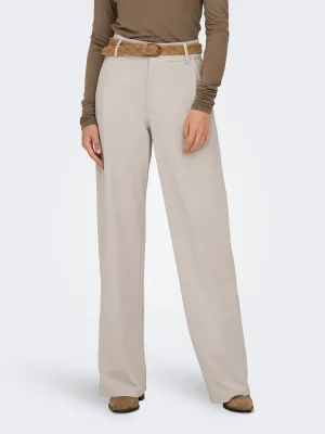 Wijde lange broek "32 - GEGGO occasion - ecru