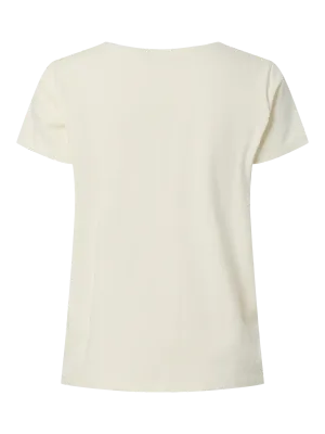 T-shirt - BILLY - wit met leopard hart