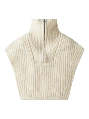 KIDS korte mouwloze trui - TONKA - ecru KIDS korte mouwloze trui - TONKA - ecru