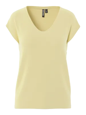 T-shirt - BILLO - geel/lurex goud T-shirt - BILLO - geel/lurex goud