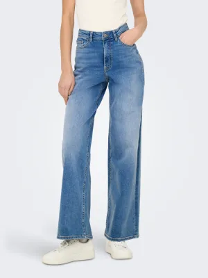 Wijde jeans - FELINA FINA "32 - medium blue denim