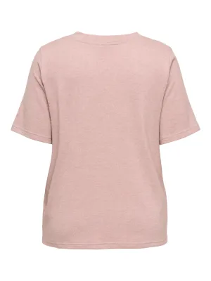 + Trui / top - GABBY - glitter roze