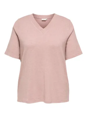 + Trui / top - GABBY - glitter roze