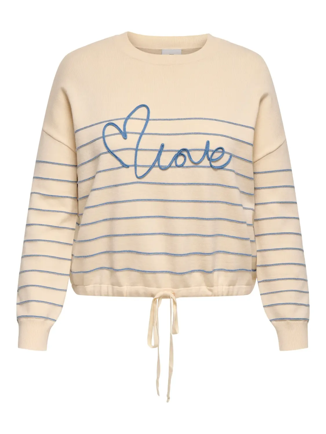 + Trui / top - SIGNE - ecru/blauw + Trui / top - SIGNE - ecru/blauw