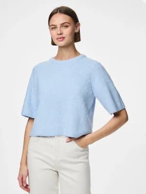 Pullover met korte mouw - SILLY - lichtblauw