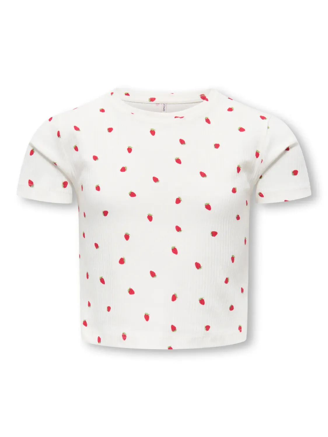 KIDS kort shirt - BELLA - aardbeien