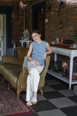 KIDS broek - ADA - ecru