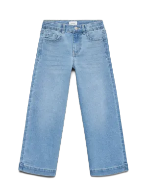 KIDS Wijde jeans - DAISY - light blue denim