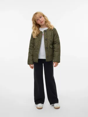 KIDS jas / vest - MILLIE - kaki