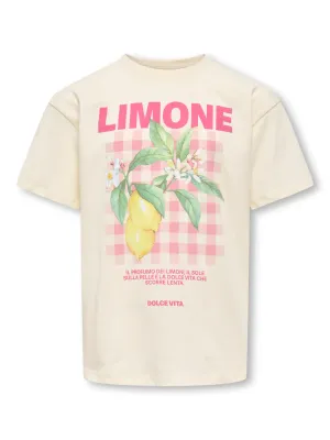 KIDS shirt - CARINA - gebroken wit