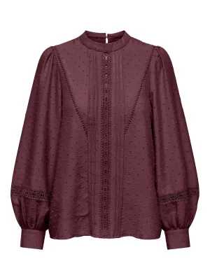 Blouse - TRAIN - bordeaux