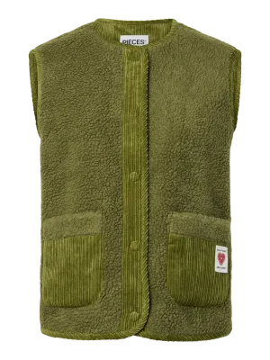 Mouwloze vest - ANASTACIA - groen