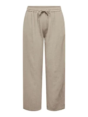 + tetra broek - THYRA - beige