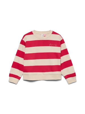 KIDS sweater - VIOLA - streepjes