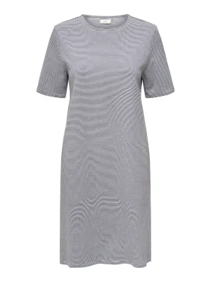 Korte jurk - ISA - fijne streepjes Korte jurk - ISA - fijne streepjes