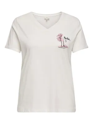 + Top / shirt - BEA - wit + Top / shirt - BEA - wit