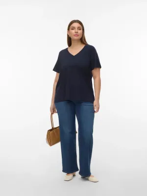 + T-shirt - PAULINA - donkerblauw
