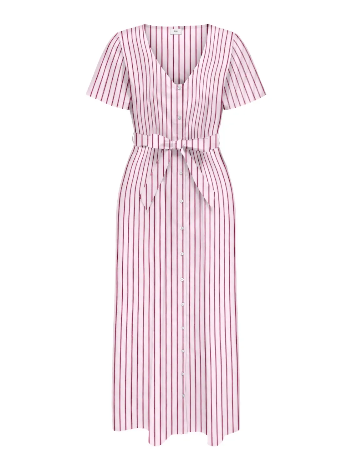 Maxi hemd jurk - MIO - roze/bordeaux