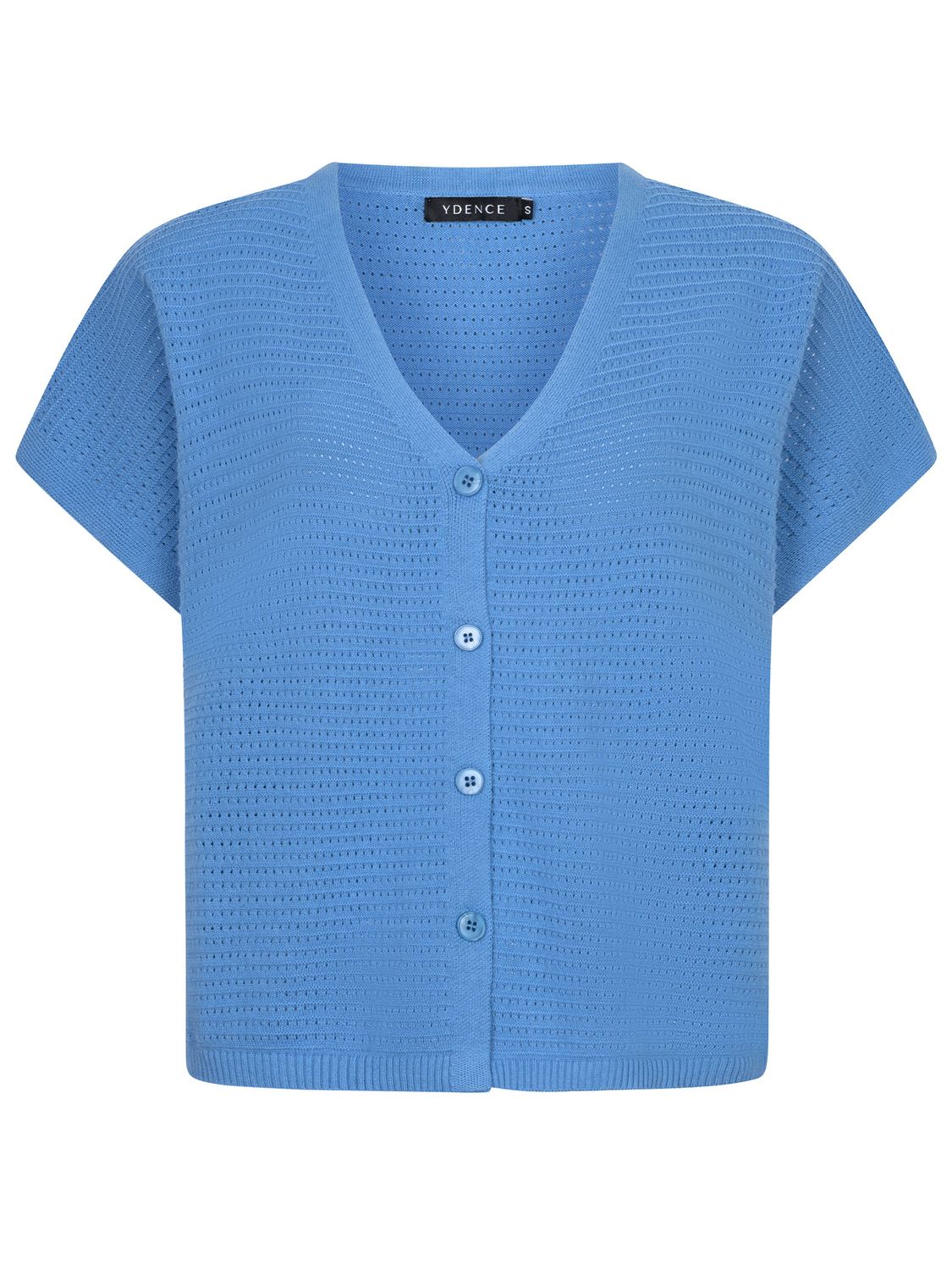 Gebreide top - ELIN - blauw Gebreide top - ELIN - blauw