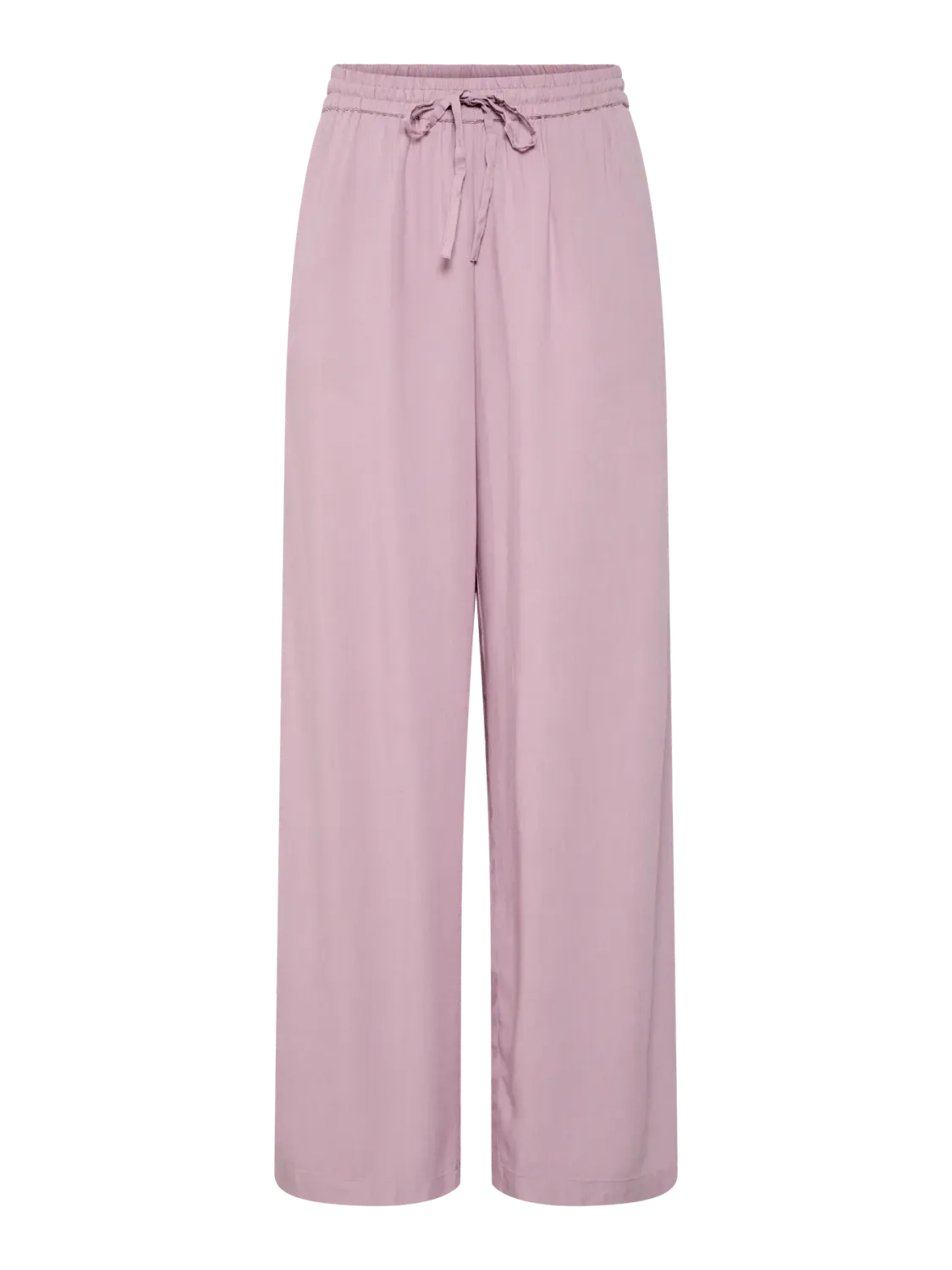 Wijde linnen broek - PIA - roze