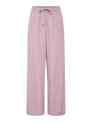 Wijde linnen broek - PIA - roze Wijde linnen broek - PIA - roze