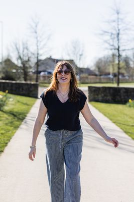 Knit top - MARTHA - blauw