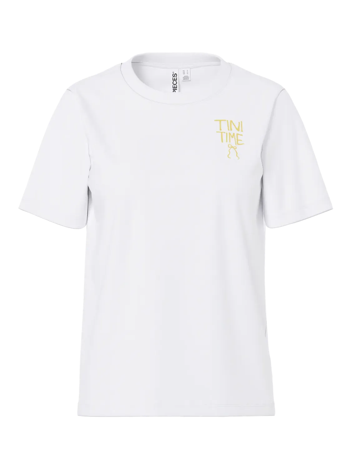 T-shirt - GIGI - wit/tini time