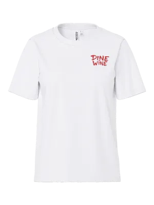 T-shirt - GIGI - wit/wine & dine T-shirt - GIGI - wit/wine & dine