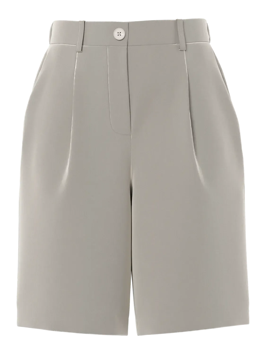 Langere short - KAMIL - silver lining