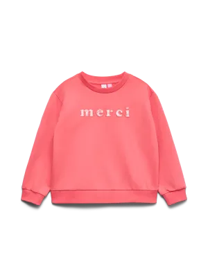 KIDS sweater - LINE - koraal