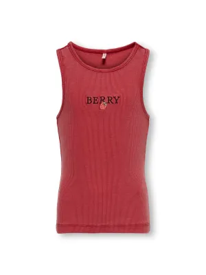 KIDS tank top - JILLY - rood