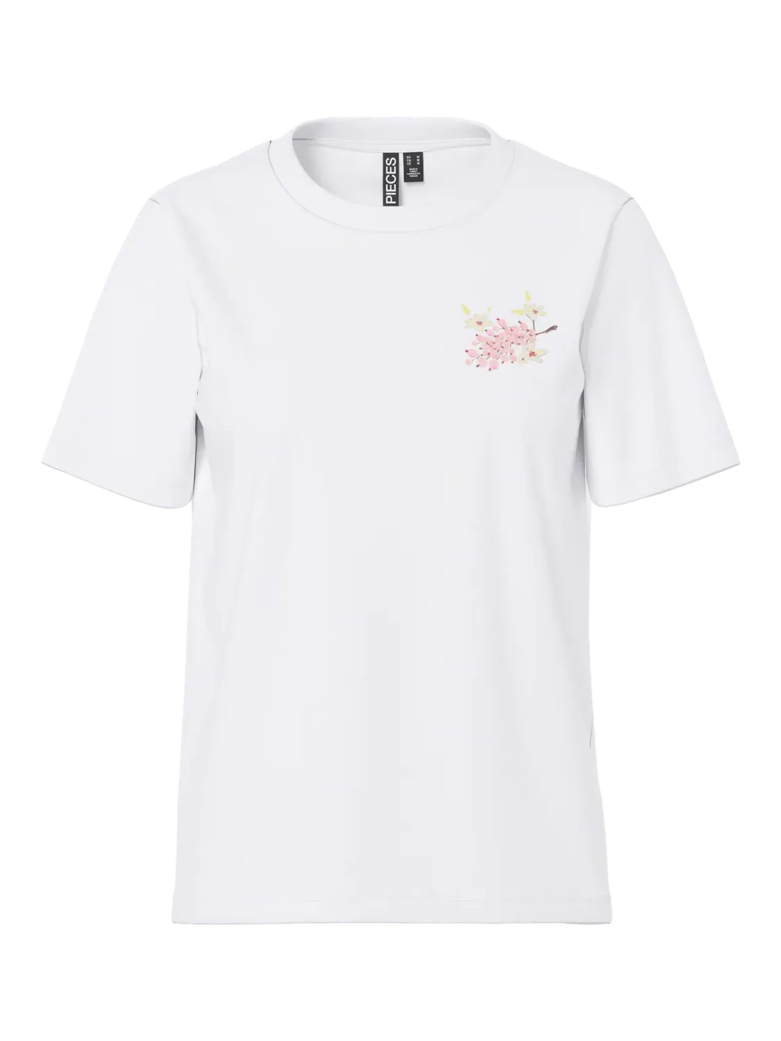 T-shirt - BRIANNA - wit met roze T-shirt - BRIANNA - wit met roze