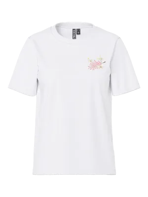 T-shirt - BRIANNA - wit met roze T-shirt - BRIANNA - wit met roze