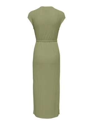 Jurk met glittertje - SONAL - groen