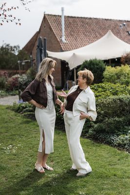 Jurk met glittertje - SONAL - beige