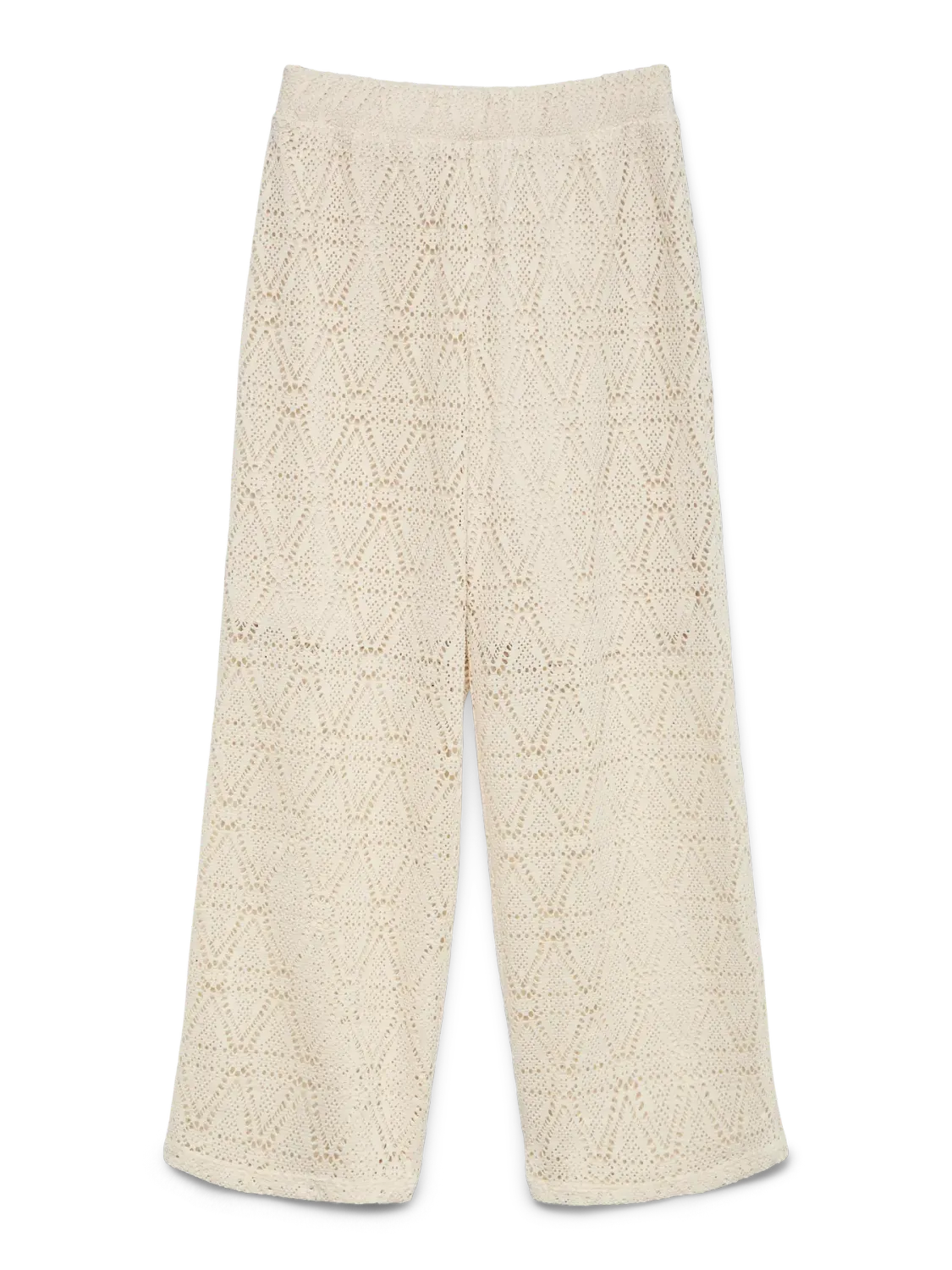 KIDS broek - MAYA - ruitjes dessin beige