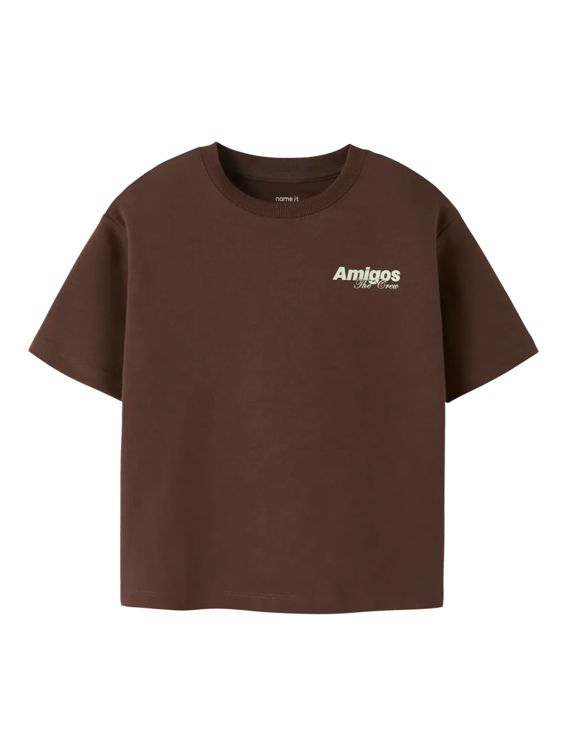 KIDS shirt - HOLLE - bruin