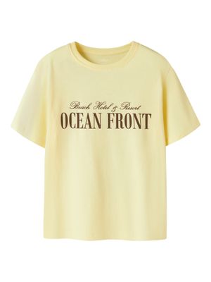 KIDS t-shirt - HASLO - geel