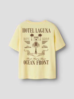 KIDS t-shirt - HASLO - geel