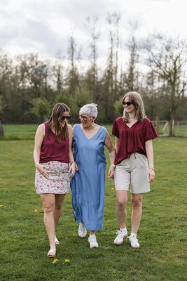 + Jurk - JOANNA - blauw
