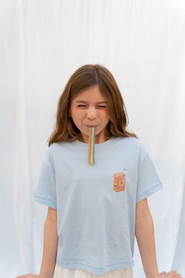 KIDS shirt - NORA - lichtblauw