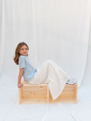 KIDS Maxi Rok - MALENE - wit