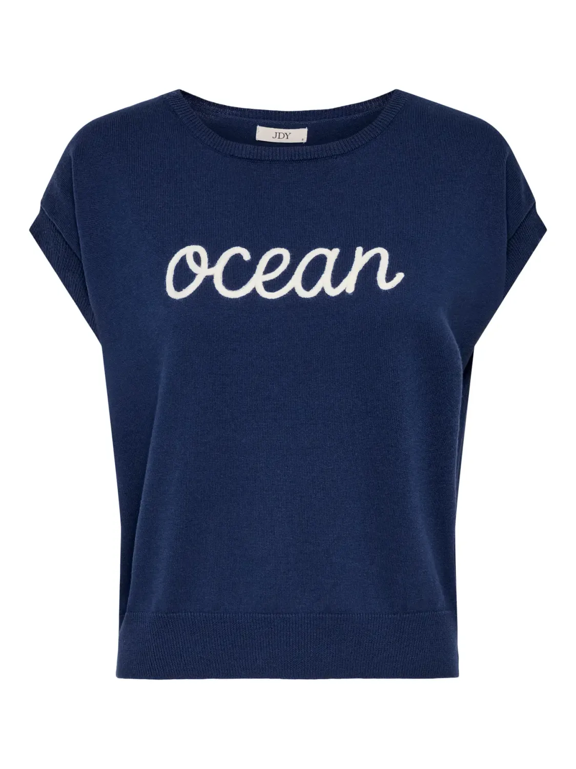 Knit top - THERESE - donkerblauw